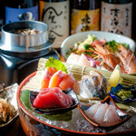 Daily sashimi set meal