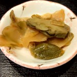 新星飯店 - セットのザーサイ