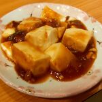 新星飯店 - セットの麻婆豆腐　遅れて配膳されました。