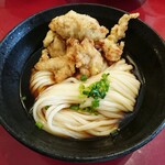 山下本気うどん - 鳥天 ぶっかけ