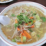 銀水食堂 - 塩ラーメン500円