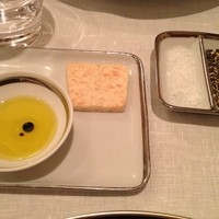 レザンファン ギャテ - 美味しいオリーブオイルとサーモンのリエット