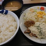 Matsuya - たっぷりタルタルチキン南蛮定食。