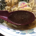 手打麺 笑くぼ - スープ
