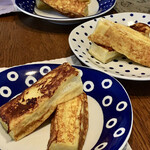 Yakitateshokupansemmontenippondouurawanakachouten - 3枚切りにしてもらったホテル食パンで作ったフレンチトースト