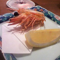 日本料理雲海 - 車海老の頭は素揚げで食べる～♪
