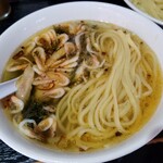 塩そば専門店 桑ばら - 桜えびと生海苔の塩つけそば