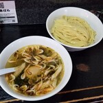 塩そば専門店 桑ばら - 桜えびと生海苔の塩つけそば