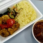 スパイシーレスト アジャンタ - アジャンタカレーとタンドリーチキン￥650