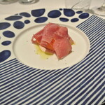 リストランテ カノフィーロ - 宮崎産春パパイアとサンダニエーレ産プロシュート