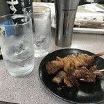 岩崎酒店 - 鶏皮と肝（２０２０．５．１４）