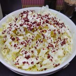 牛すじカレー 小さなカレー家 - コールスローの“W”は唯一の裏メニューだ！