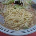 東亭 - タンメンの麺