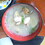ながい - 貝汁です。