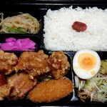 しな喜 - からあげ弁当(500円税込)