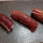 寿し おおはた - 漬けマグロ　中トロ　大トロ