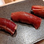 寿し おおはた - 漬けマグロ　中トロ　大トロ