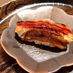 寿し おおはた - 煮穴子　タレで