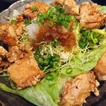 ろばた家 むさし - 鶏唐揚げおろしポン酢定食  ¥680