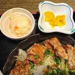 Robataya Musashi - お昼の定食に小鉢３つは嬉しい！