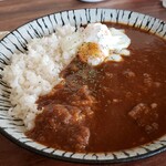 笑しべ - こだわり牛すじカレーです。