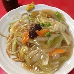柔らかい麺の焼きそばですｗ