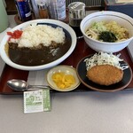 山田うどん食堂 - R2.5　辛口カレーセット・クーポンコロッケ