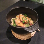 日本料理 TOBIUME - 鰆の炊込みご飯