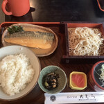 Oomura Nihachi Soba - サバ味噌セット