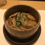 鮓 きずな - 岡山椎茸と山椒の茶碗蒸し