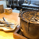 石臼挽き手打 蕎楽亭 - うるめいわし 680円