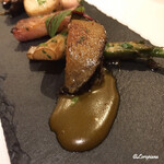 カーサ・デル・チーボ - 八戸産ｱﾜﾋﾞのTrifolata 鮑の肝ｿｰｽ