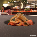 カーサ・デル・チーボ - 白魚と珊瑚樹ﾄﾏﾄのRosamarina風 冷製ｽﾊﾟｹﾞﾃｨｰﾆ