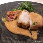 カーサ・デル・チーボ - 鮟鱇の肝と鮟鱇のFritto