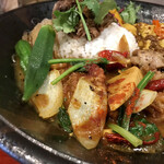 大衆中遊華食堂 八戒 - スッパイcyチキンカリィアップ