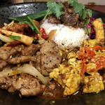 大衆中遊華食堂 八戒 - 生ラムクミン炒めカリィ、四川麻婆豆腐カリィアップ