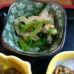 そめ忠 - 竹輪と小松菜のお浸し☆