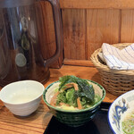 中華蕎麦 春馬 - 九条ねぎ丼(^｡^)