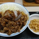 Katsuya - 牛バラ焼きチキンカツ丼（並盛）