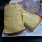 自家焙煎 瀧本珈琲 - 焼きたてトースト(チーズ)