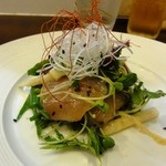 中国麺飯 勇 - ＊ある日の前菜　お刺身サラダ（いなだ）
