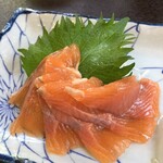 あまご亭 - あまごの刺身 身が締まって美味い