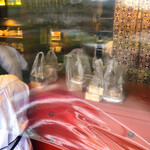 炭焼 おかげさん - 飛沫感染防止のビニールシートで万全