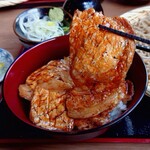 炭焼豚丼 空海 - セットの豚丼【Mar.2020】
