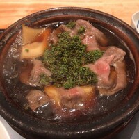 新地 やま本 - 宮崎牛と筍の花山椒鍋