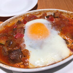 丿貫 - 丿貫(鶏ハツ砂肝とラタトゥイユのトマトグラタン)