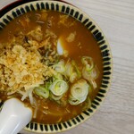 カレー中華＋玉子、たぬき