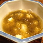 稲毛屋 - 絹もずくの山芋酢（\480）