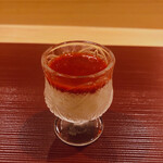 鮨ひろ瀬 - 豆乳ブランマンジェ