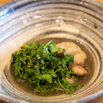 柚木元 - 2020.4 草鍋3杯目（花山椒付き木の芽の新芽入り）